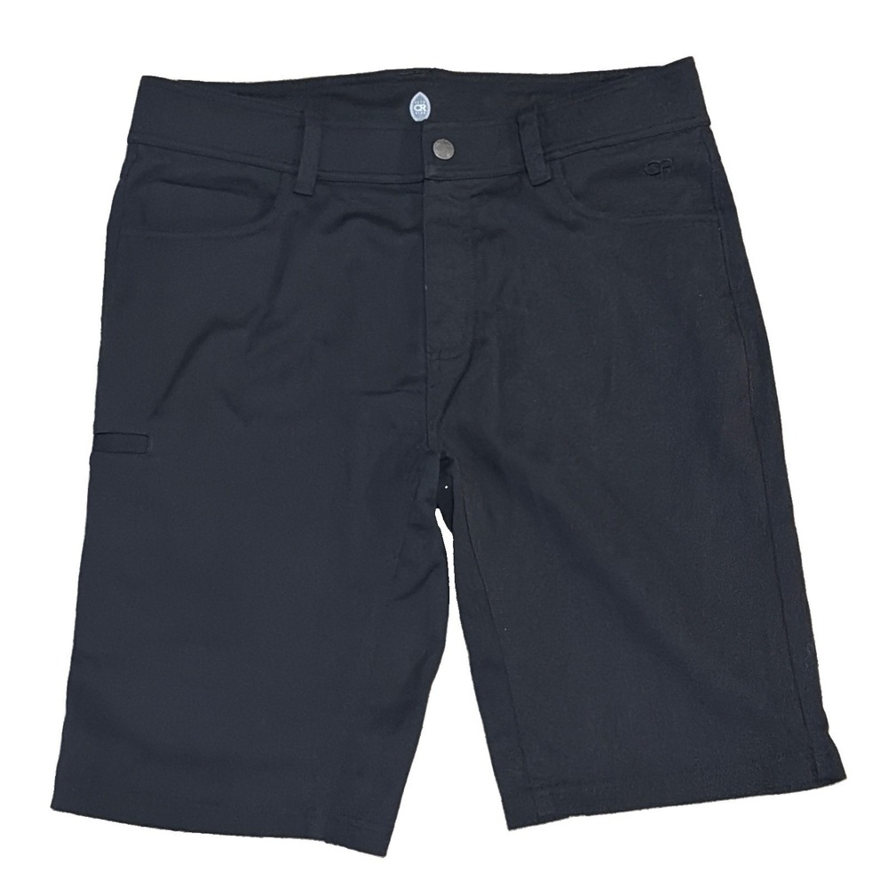 Club Ride Men's Black Large MTB Bike Outdoor Shorts 6 Pockets Adjustable Waist